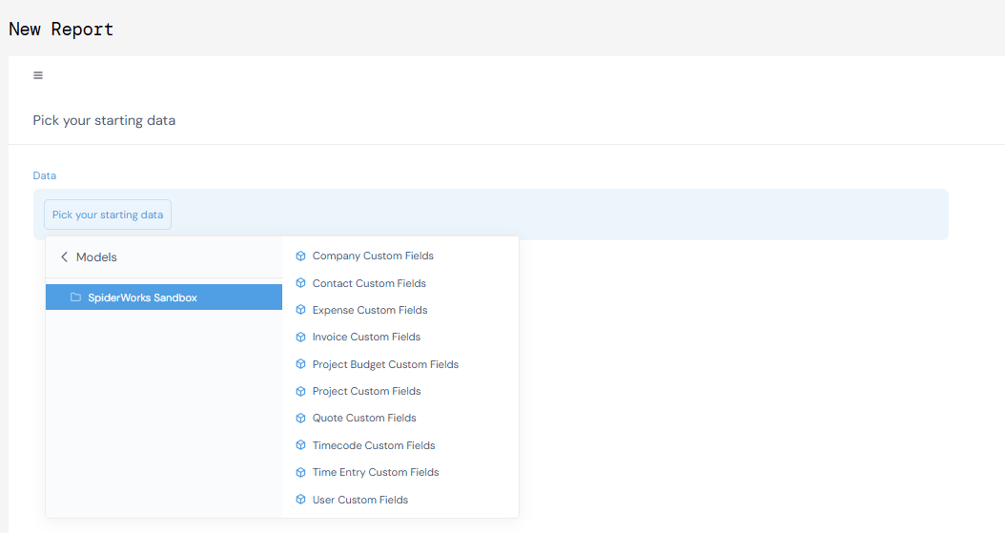 How to use custom fields in custom reports