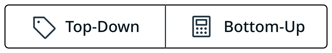 Fee Type Segmented Button