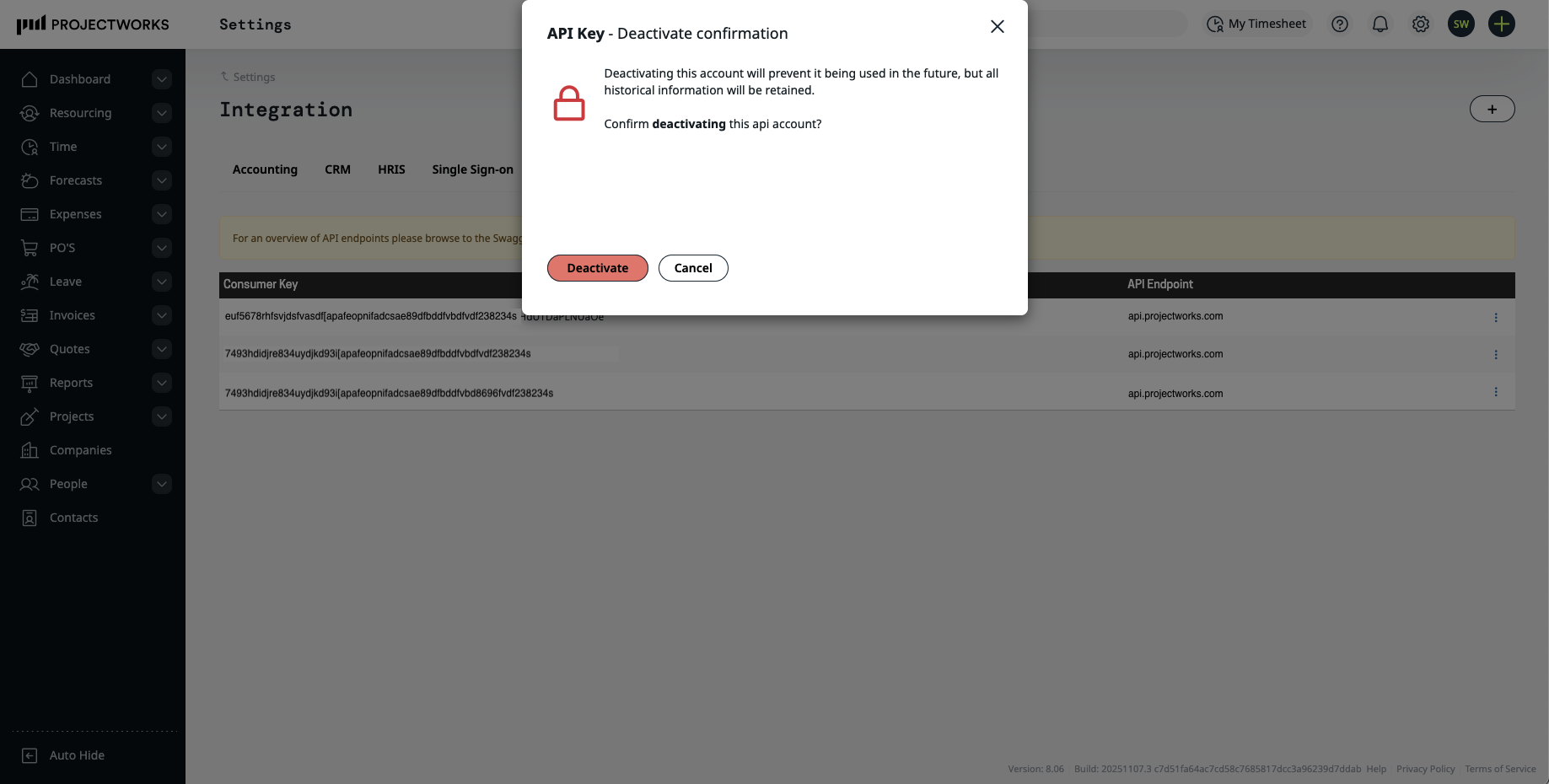 How to work with API Accounts