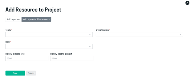 add a placeholder resource